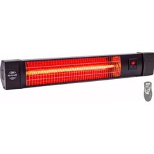 Mirkraft Warmista 3000 Watt 3 Kademe Uzaktan Kumandalı Halojen Dış Mekan Isıtıcı