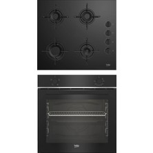 Beko Siyah Fırın Ocak Set (Bfc 210S -Bocd T 6010ESR)