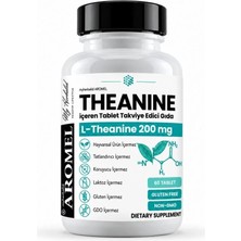 AROMEL Teanin Tablet 60 Adet  | 200 Mg L-Theanine Içeren Takviye Edici Gıda