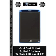 Terrien Özel Seri Notluk Dijital Ofis Yazı Tahtası LCD Panel 12"