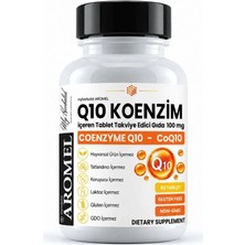 AROMEL Q10 Koenzim Tablet 60 Adet  | Q10 Coenzyme Içeren Takviye Edici Gıda