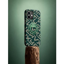 Remax Zhiyu Exclusive Apple iPhone 17 Magsafe Uyumlu Darbe Emici Kılıf Rmc-10 Yeşil