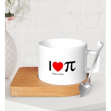 BK Gift Kişiye Özel Matematik Öğretmeni Ahşap Altlıklı Seramik Fincan-12