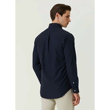 Polo Ralph Lauren Custom Fit Lacivert Oxford Gömlek