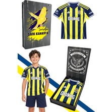 Fenerbahçe Orijinal Lisanslı Fenerbahçe 25/26 Çubuklu Jr Forma Uv Kutu Hediyeli