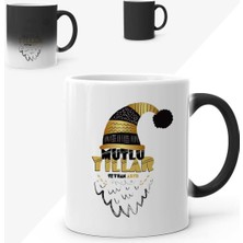 BK Gift Kişiye Özel Mutlu Yıllar Sihirli Kupa Bardak - 7