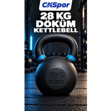 Ckspor 28 kg Döküm Kettlebell Çaydanlık Dambıl – Fitness ve Fonksiyonel Antrenman Ağırlığı