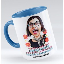 BK Gift Kişiye Özel Dünyanın En Iyi Annesi Karikatür Kupa Bardak