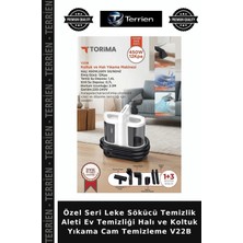 Terrien Özel Seri Leke Sökücü Temizlik Aleti Ev Temizliği Halı ve Koltuk Yıkama Cam Temizleme V22B