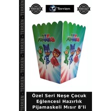 Terrien Özel Seri Neşe Çocuk Eğlencesi Hazırlık Pijamaskeli Mısır 8’li