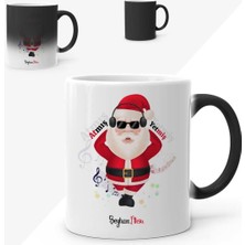 BK Gift Kişiye Özel Noel Baba Sihirli Kupa Bardak - 2
