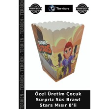 Terrien Özel Üretim Çocuk Sürpriz Süs Brawl Stars Mısır 8’li