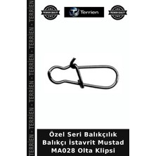 Terrien Özel Seri Balıkçılık Balıkçı Istavrit Mustad MA028 Olta Klipsi