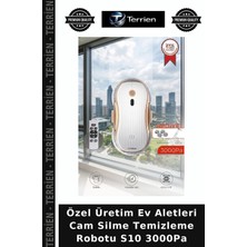 Terrien Özel Üretim Ev Aletleri Cam Silme Temizleme Robotu S10 3000PA