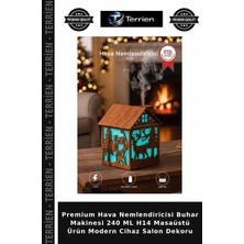 Terrien Premium Hava Nemlendiricisi Buhar Makinesi 240 ml H14 Masaüstü Ürün Modern Cihaz Salon Dekoru
