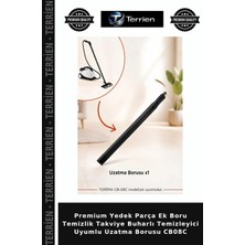 Terrien Premium Yedek Parça Ek Boru Temizlik Takviye Buharlı Temizleyici Uyumlu Uzatma Borusu CB08C