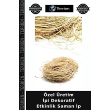 Terrien Özel Üretim Ipi Dekoratif Etkinlik Saman Ip