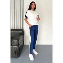 Fiolin Soft Touch Modal Kumaş Garnili Eşofman Takımı