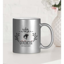 BK Gift Kişiye Özel Yılın En Iyi Görümcesi Gümüş Yaldızlı Kupa Bardak