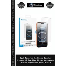 Terrien Özel Tasarım No Black Border iPhone 17 Pro Max Ekran Koruyucu Telefon Donanımı Mobil Parça