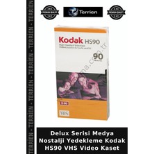 Terrien Delux Serisi Medya Nostalji Yedekleme Kodak HS90 Vhs Video Kaset