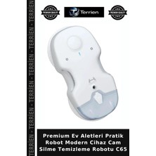 Terrien Premium Ev Aletleri Pratik Robot Modern Cihaz Cam Silme Temizleme Robotu C65