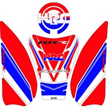 Grippacht Grippatch Honda CBR1000RR (2025) ile Uyumlu 13 Parça Renkli Tank Pad Seti GC97