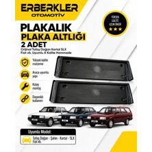 ERBERKLER Orijinal Tofaş Doğan Kartal Slx Fiat Vb. Uyumlu A Kalite Hammade Plakalık Plaka Altlığı 2 Adet