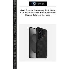 Terrien Özel Üretim Samsung S26 Ultra A17 Aramid Fiber Kılıf Koruyucu Kapak Telefon Koruma