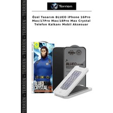 Terrien Özel Tasarım Blueo iPhone 16PRO MAX/17PRO MAX/18PRO Max Crystal Telefon Kalkanı Mobil Aksesuar
