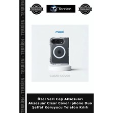 Terrien Özel Seri Cep Aksesuarı Aksesuar Clear Cover iphone Duo Şeffaf Koruyucu Telefon Kılıfı
