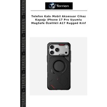 Terrien Telefon Kabı Mobil Aksesuar Cihaz Kapağı iPhone 17 Pro Uyumlu Magsafe Özellikli A17 Rugged Kılıf