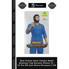 Terrien Özel Üretim Akıllı Telefon Mobil Aksesuar Cep Koruma iPhone 12 / 12 Pro Hd Cam Ekran Koruyucu 2.5d