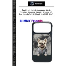 Terrien Özel Seri Mobil Aksesuar Akıllı Telefon Koruma Kapağı iPhone 17 Pro Magsafe 3D Köpek N-Ysmc Kılıfı