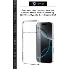 Terrien Özel Seri Cihaz Giysisi Telefon Koruma Mobil Kalkan Samsung S23 Ultra Uyumlu Sert Kapak Kılıf