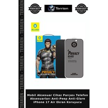 Terrien Mobil Aksesuar Cihaz Parçası Telefon Aksesuarları Anti-Peep Anti-Glare iPhone 17 Air Ekran Koruyucu