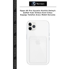 Terrien Oppo A6 Pro Uyumlu Kartlık Detaylı Şeffaf Yuki Silikon Kılıf Cihaz Kapağı Telefon Aracı Mobil Koruma