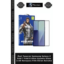 Terrien Özel Tasarım Samsung Galaxy Z Fold 7 Fold 8 Ultra Uyumlu Glass 2.5d Koruyucu Film Ekran Koruma