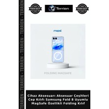 Terrien Cihaz Aksesuarı Aksesuar Çeşitleri Cep Kılıfı Samsung Fold 8 Uyumlu Magsafe Özellikli Folding Kılıf