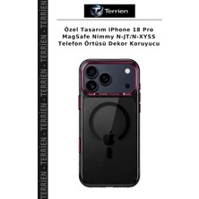 Terrien Özel Tasarım iPhone 18 Pro Magsafe Nimmy N-Jt/n-Xyss Telefon Örtüsü Dekor Koruyucu