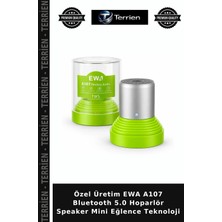 Terrien Özel Üretim Ewa A107 Bluetooth 5.0 Hoparlör Speaker Mini Eğlence Teknoloji