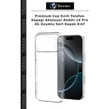 Terrien Premium Cep Kılıfı Telefon Kapağı Aksesuar Redmi 14 Pro 4g Uyumlu Sert Kapak Kılıf