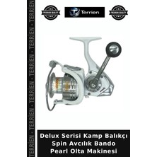 Terrien Delux Serisi Kamp Balıkçı Spin Avcılık Bando Pearl Olta Makinesi