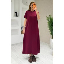 Fiolin Soft Touch Modal Kısa Kollu Elbise