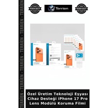 Terrien Özel Üretim Teknoloji Eşyası Cihaz Desteği iPhone 17 Pro Lens Modülü Koruma Filmi