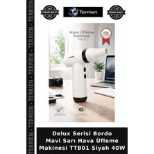 Terrien Delux Serisi Bordo Mavi Sarı Hava Üfleme Makinesi TTB01 Siyah 40W