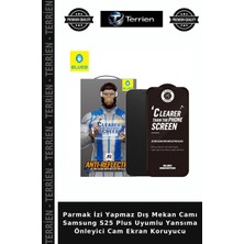 Terrien Parmak Izi Yapmaz Dış Mekan Camı Samsung S25 Plus Uyumlu Yansıma Önleyici Cam Ekran Koruyucu