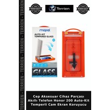 Terrien Cep Aksesuar Cihaz Parçası Akıllı Telefon Honor 200 Auto-Kit Temperli Cam Ekran Koruyucu