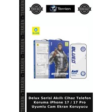 Terrien Delux Serisi Akıllı Cihaz Telefon Koruma iPhone 17 / 17 Pro Uyumlu Cam Ekran Koruyucu