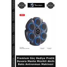 Terrien Premium Güç Hediye Pratik Duvara Monte Müzikli Akıllı Boks Antrenman Makinesi